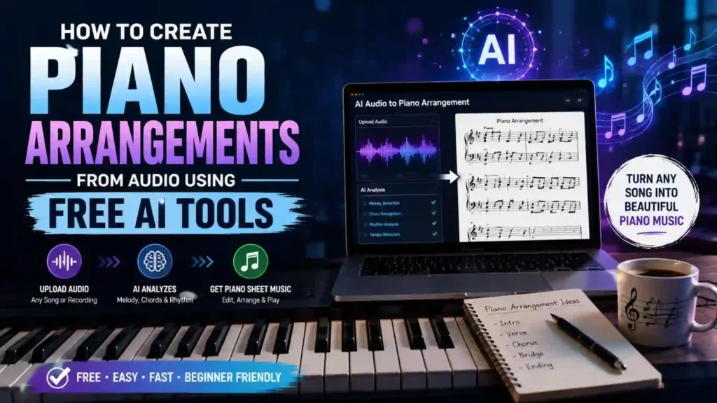Creating Piano Arrangement from Audio AI Free AI Tools (2026 Complete Guide)