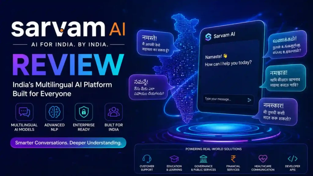 Sarvam AI Review: A Complete Guide to India's Emerging Generative AI Platform