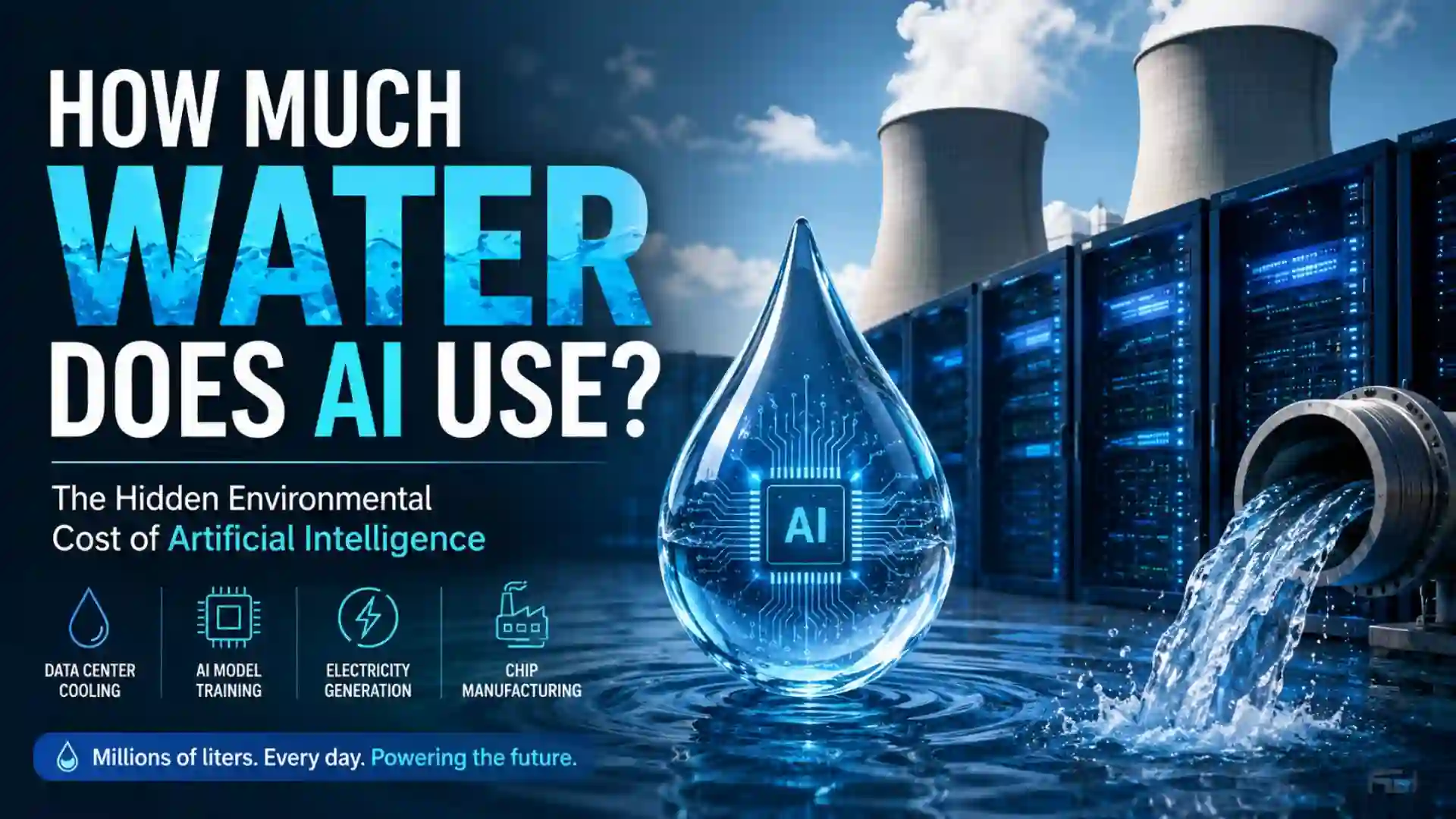 How Much Water Does AI Use? The Hidden Environmental Cost Explained